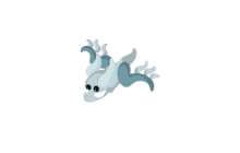 Adopt Me Halloween White Ghost Dragon