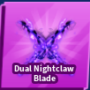 Blade Ball All Server Dual Nightclaw Blade