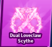 Blade Ball All Server Dual Loveclaw Scythe