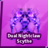 Blade Ball All Server Dual Nightclaw Scythe