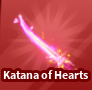 Blade Ball Katana of Hearts