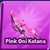 Blade Ball Pink Oni Katana