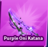Blade Ball Purple Oni Katana