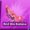 Blade Ball Red Oni Katana
