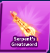 Blade Ball Serpent's Greatsword