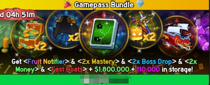 Blox Fruits ItemsGamepass Bundle