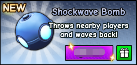 Escape Tsunami For Brainrots ShopShockwave Bomb