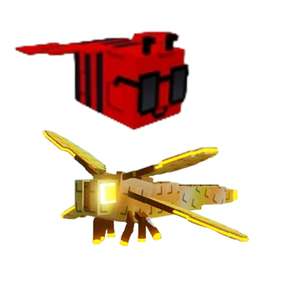 Grow a Garden Items Disco Bee + Dragonfly Bundle