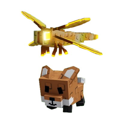 Grow a Garden Items Dragonfly+Red Fox Bundle