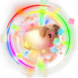Grow a Garden ItemsGigantic Rainbow Hotdog Daschund (HUGE) (281.29KG Age 500)