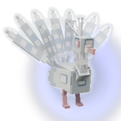 Grow a Garden ItemsIridescent Albino Peacock (HUGE)(280-290KG Age 500)