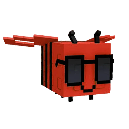 Grow a Garden Items Mega Disco Bee (HUGE) (20.86KG Age 100)