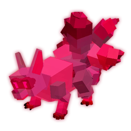 Grow a Garden Items Nightmare Kitsune (HUGE) (60-62KG Age 100)