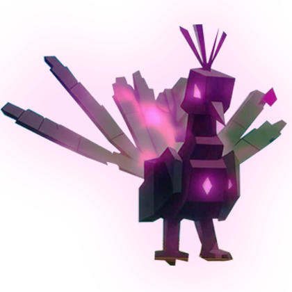 Grow a Garden Items Nightmare Peacock (HUGE) (70-80KG Age 100)