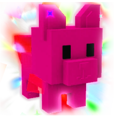 Grow a Garden Items Nightmare Rainbow Arctic Fox (HUGE) (60.88KG Age 100)