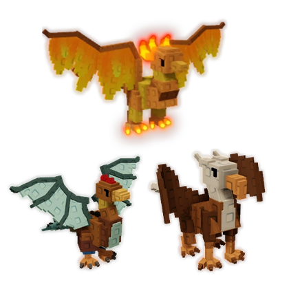 Grow a Garden Items Phoenix + Cockatrice + Griffin Bundle