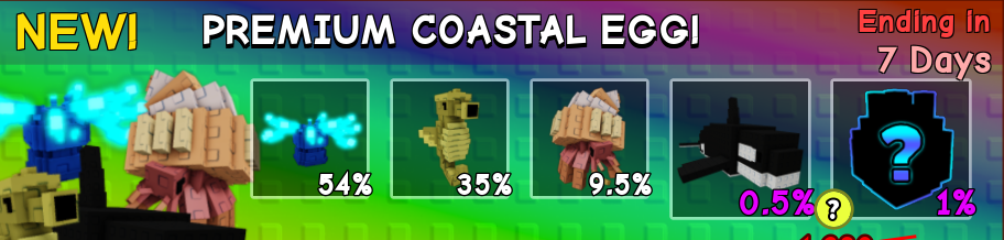 Grow a Garden ItemsPremium Coastal Egg