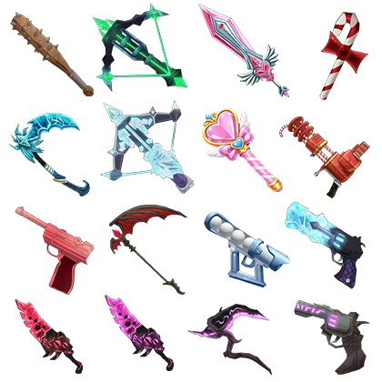 Murder Mystery 2 ItemsTop MM2 Items Bundle