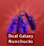 Blade Ball All Server Dual Galaxy Nunchucks