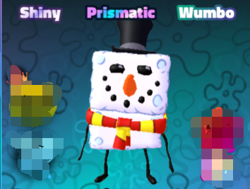 SpongeBob Tower Defense ShopSnow Sponge(Shiny Wumbo)