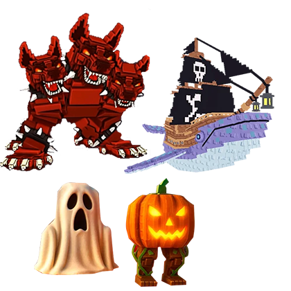 Steal a Brainrot ShopCerberus ＋Spooky and Pumpky ＋Capitano Moby Bundle