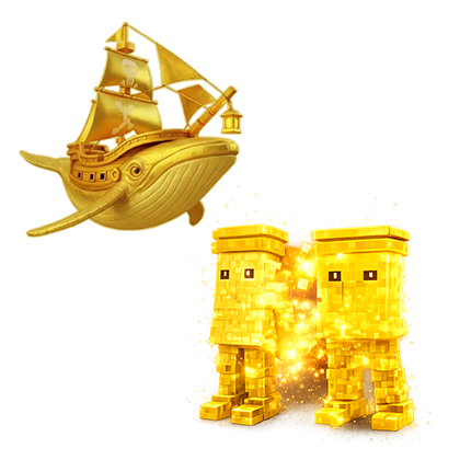 Steal a Brainrot ShopGold Capitano Moby + Gold Garama and Madundung Bundle