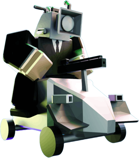 Toilet Tower DefenseLaser Cameraman Car